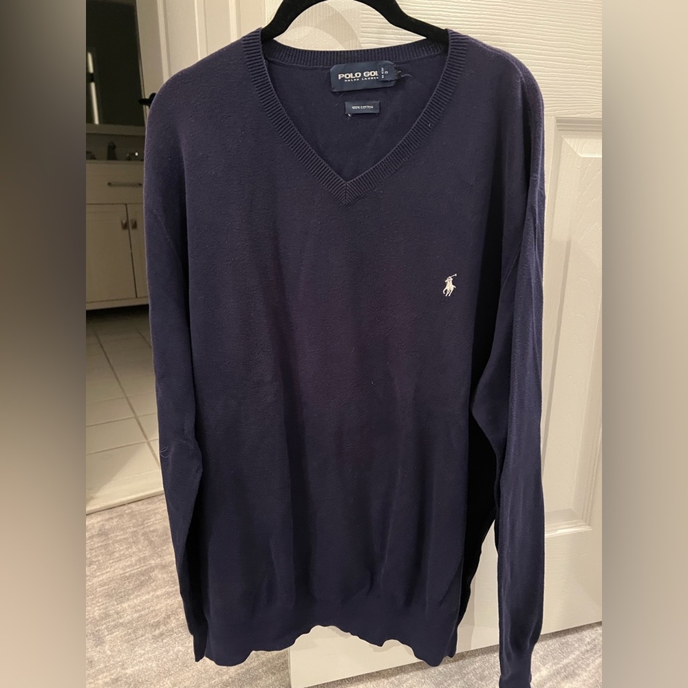 Men’s Polo Golf Long Sleeve- XL